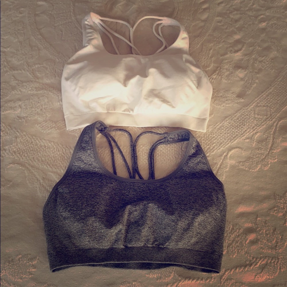 2 strappy fabletic sports bras